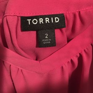 Torrid pink tank top